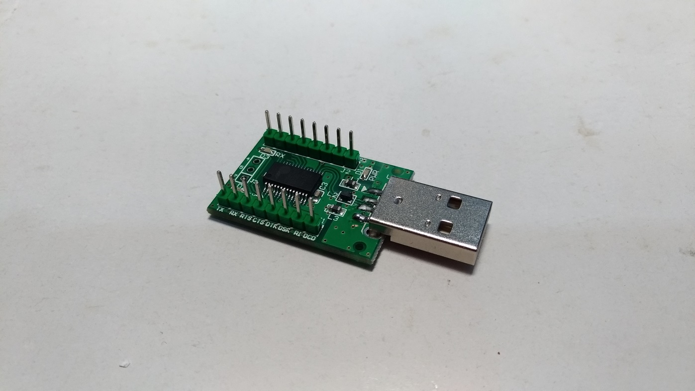 USB to TTL(A公, 裸板, 1.8V) PL2303GC, OP-1010-18V