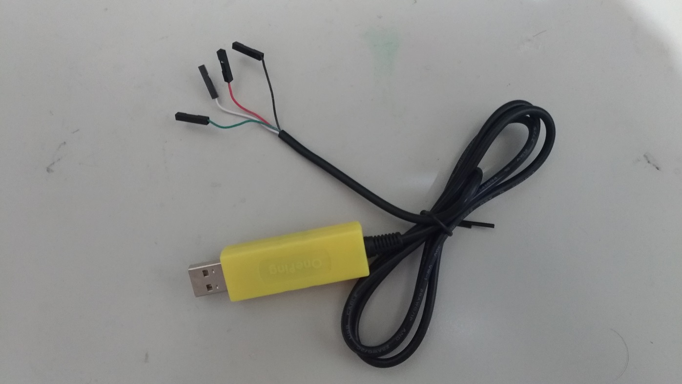 USB to TTL(A公, 帶殼, 5.0V, 杜邦1米) PL2303GC